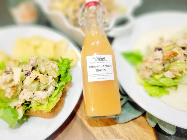 Ginger Lemon Shrub Chicken Salad! ๐