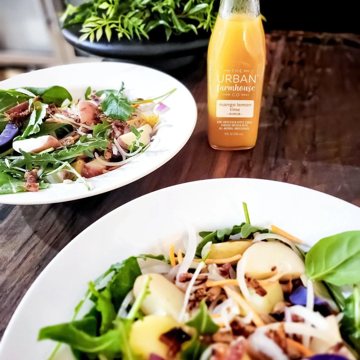 🥭🍋 Wintery Potato Salad with Mango Lemon Lime Shrub 🥭🍋 – The Urban Farmhouse Co