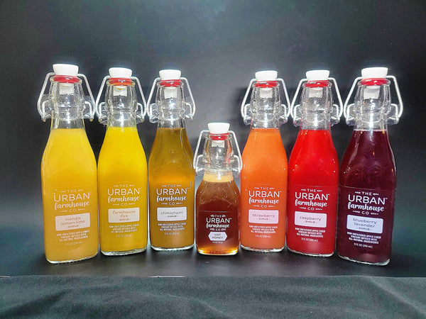 RAZZY Collection – Organic Raspberry Shrubs with Fresh Herbs & Fruit