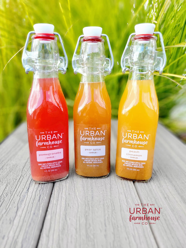 Seasonal Organic Shrubs – Limited Batch Infused Drinking Vinegars