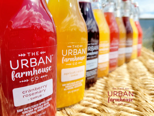 Seasonal Organic Shrubs – Limited Batch Infused Drinking Vinegars