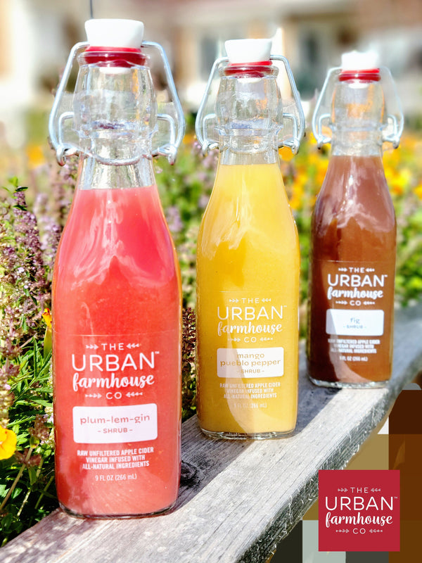 Seasonal Organic Shrubs – Limited Batch Infused Drinking Vinegars