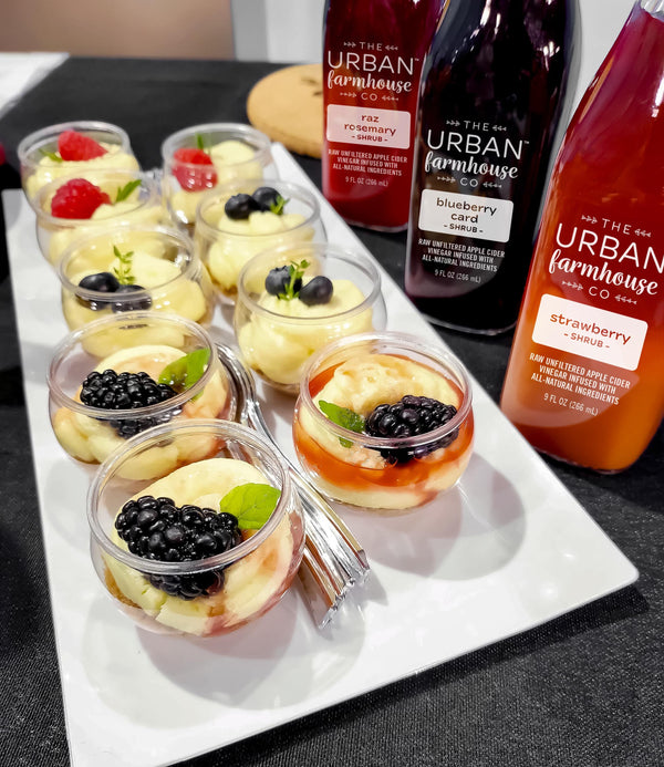 Strawberry & Blueberry Shrubs – Organic Berry-Infused ACV for Cocktails & Wellness