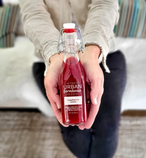 RAZZY Collection – Organic Raspberry Shrubs with Fresh Herbs & Fruit