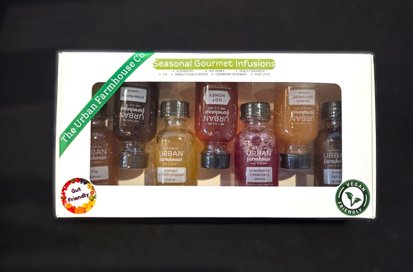 Shot Variety Samplers – 1 oz Organic ACV Infusions for Gut Health & Flavor