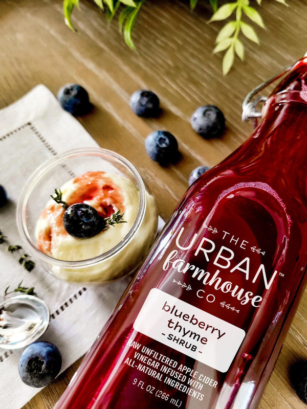 Strawberry Blueberry Shrubs Handmade Plant Derived Small Batch Organic Cocktail Mixer Drinking Vinegar Gifts Gut Health Wellness Enthusiast